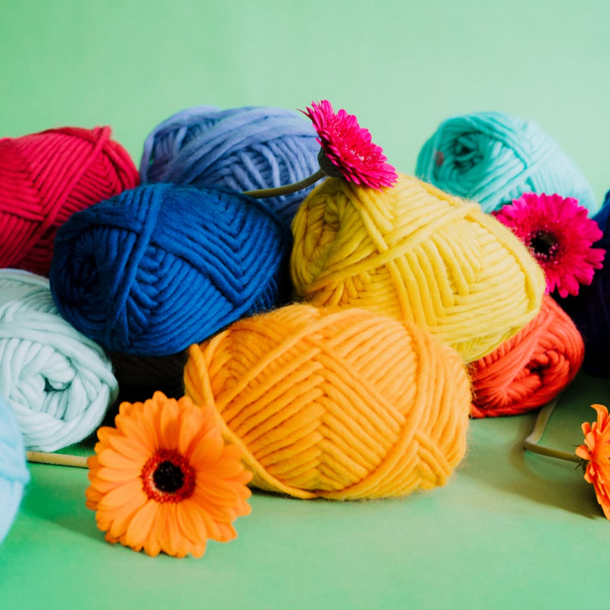 Merino Yarn Balls