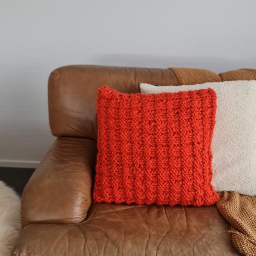 // Merino Knit Kit // Waffle Cushion Cover