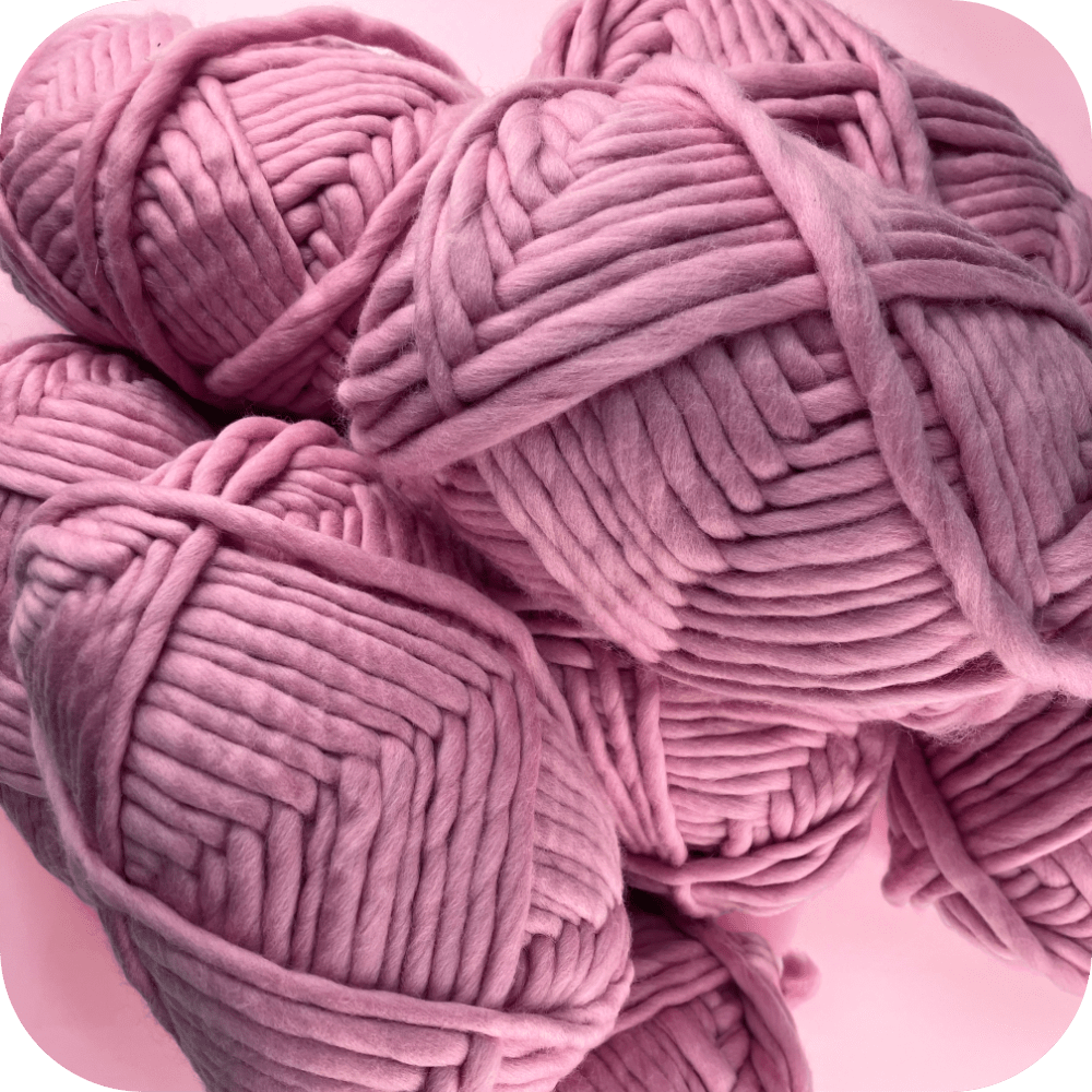 // SECONDS // CHUNKY FUNKY MERINO // BUBBLEGUM DREAM