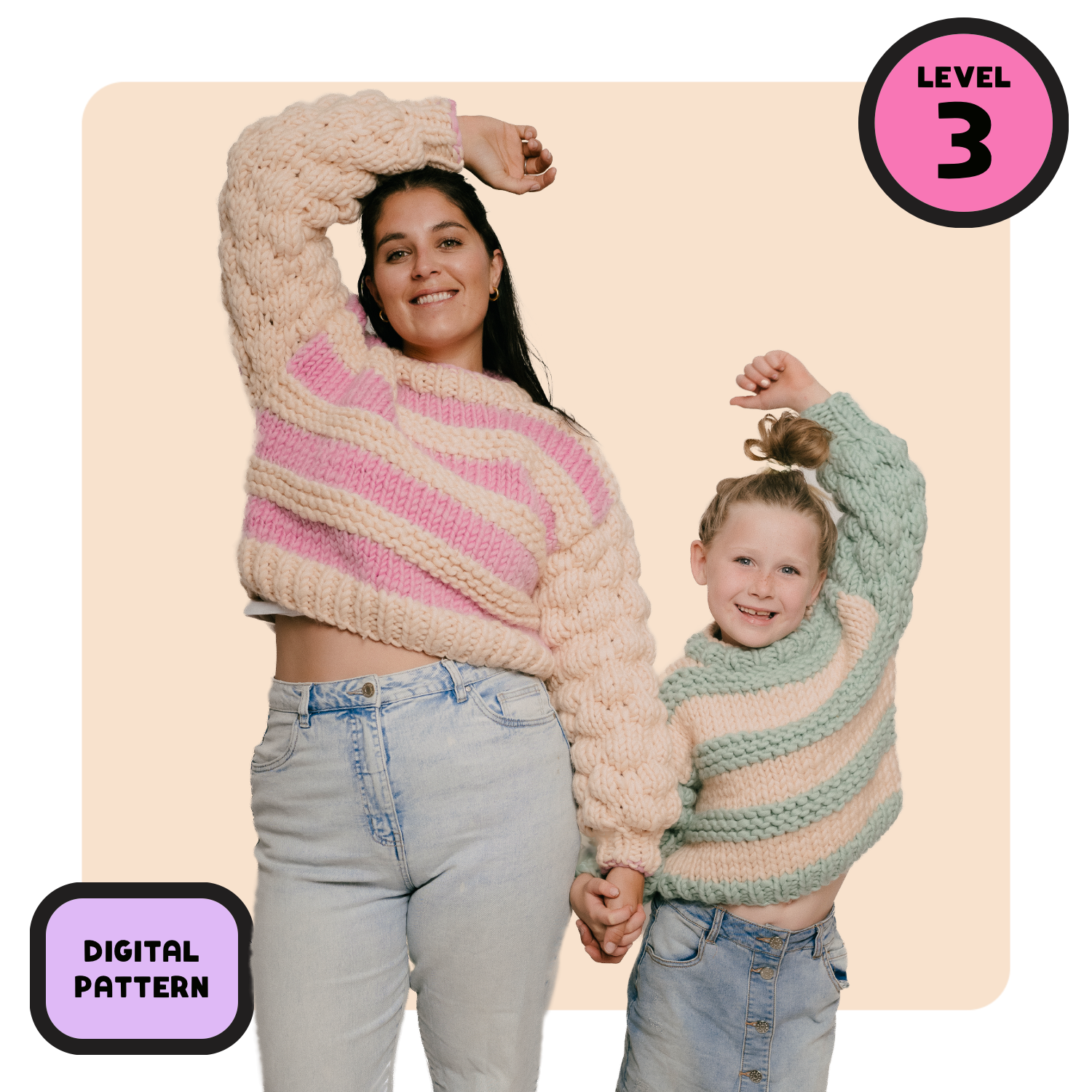 // Digital Pattern // Kids Blossom Bubble Jumper