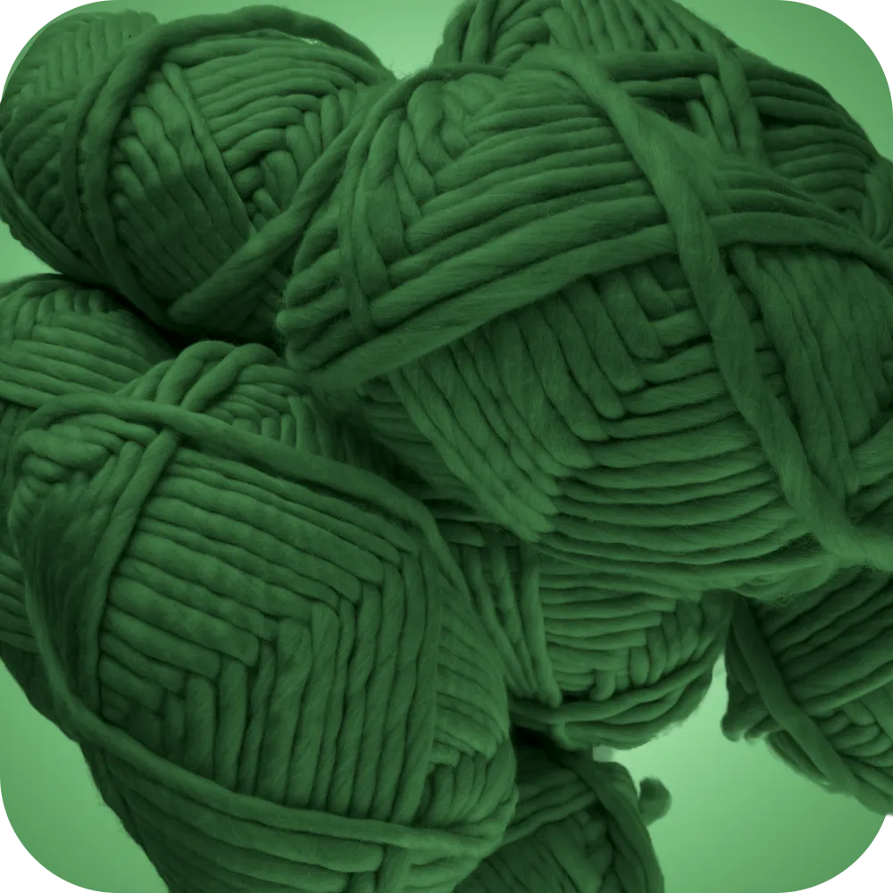 // SECONDS // CHUNKY FUNKY MERINO // FOREST GREEN