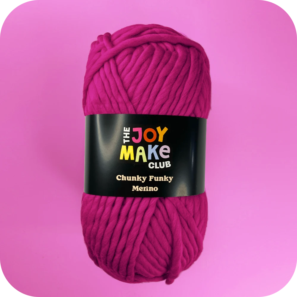 Chunky Funky Merino - Fuchsia Fiesta