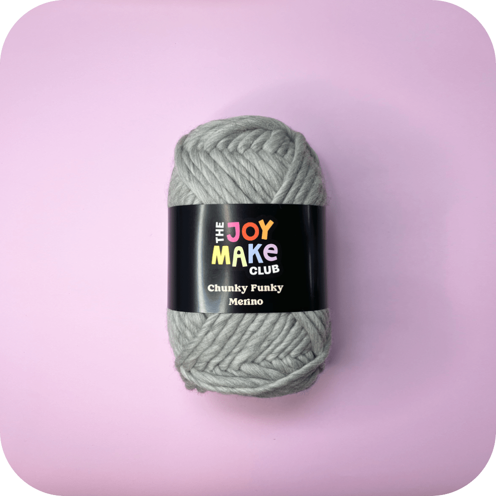 Chunky Funky Merino - Fifty Shades Of Grey Marle