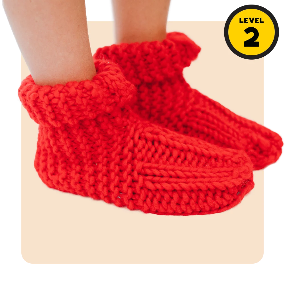 // Merino Knit Kit // Home Sweet Home Slipper Socks