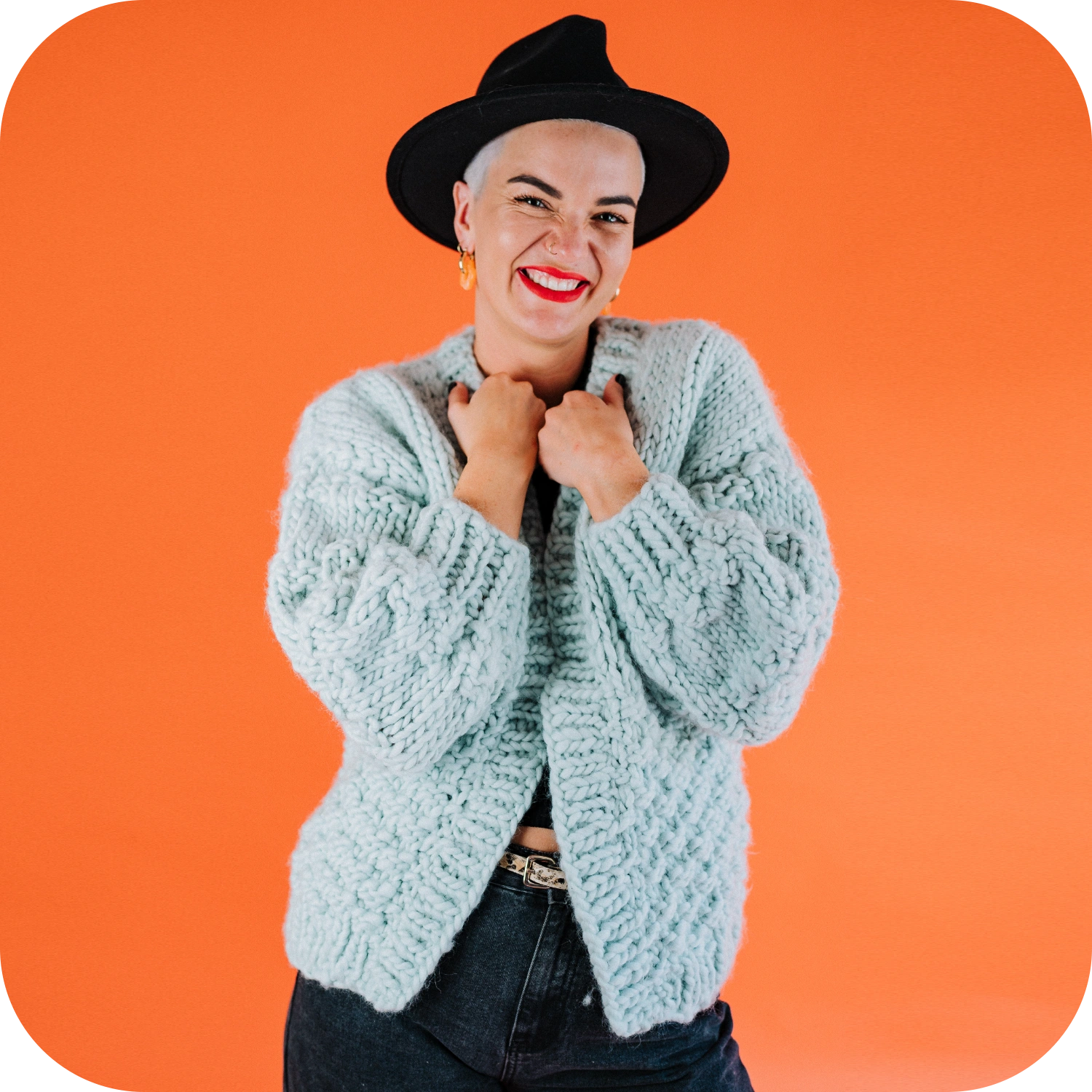 // Digital Pattern // Kate Moss Cardi