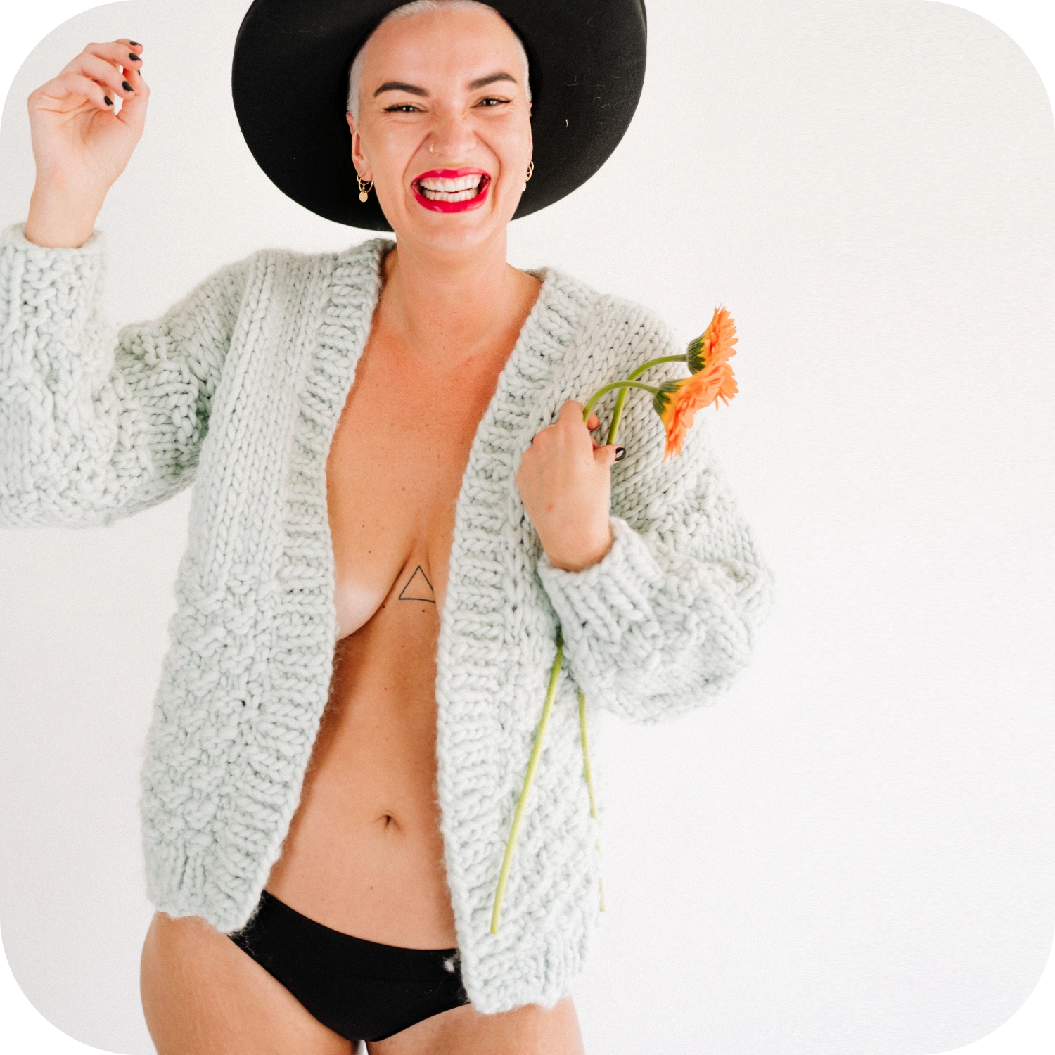 // Digital Pattern // Kate Moss Cardi