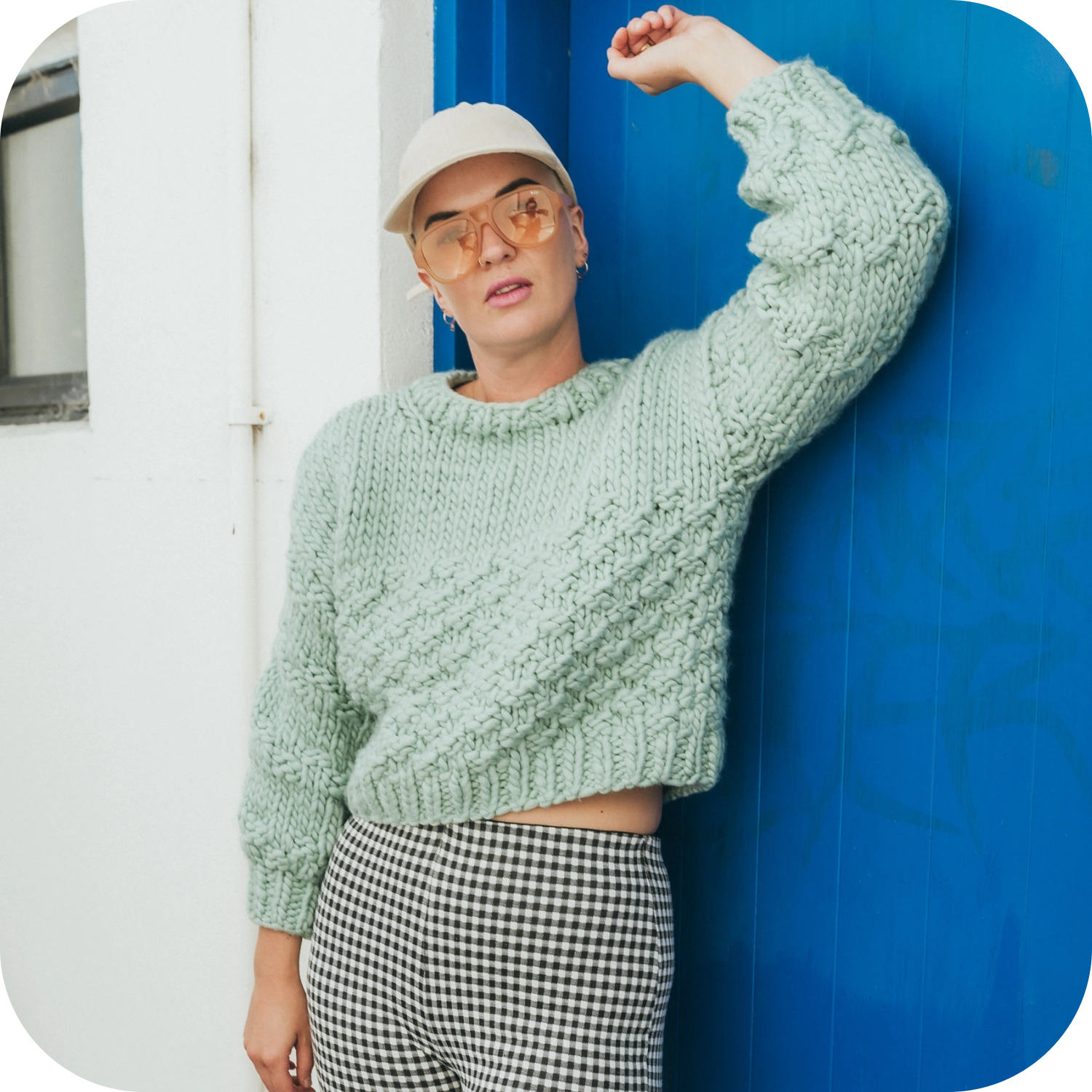 // Digital Pattern // Kate Moss Cropped Jumper