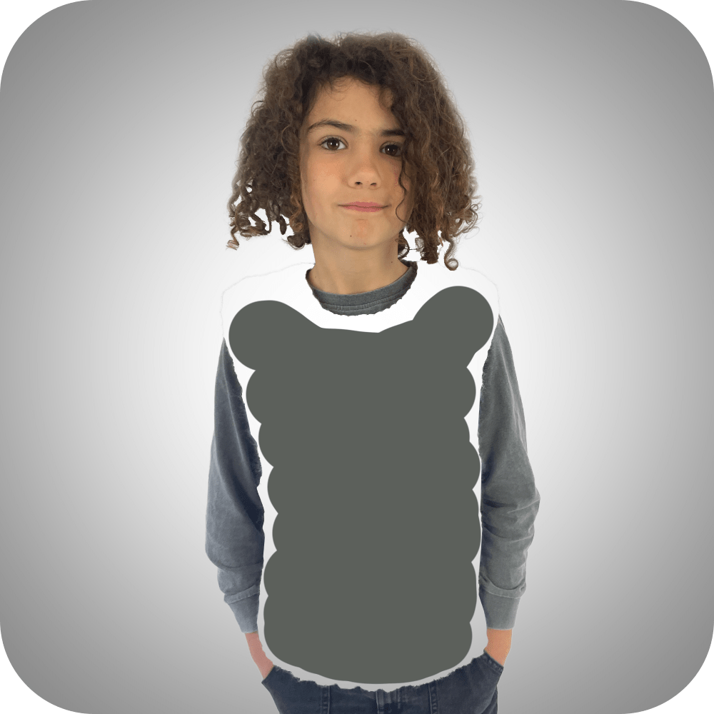 // Merino Knit Kit // Kids Striped Vest