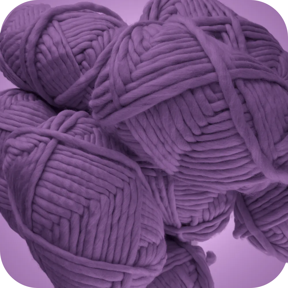 // SECONDS // CHUNKY FUNKY MERINO // LILAC