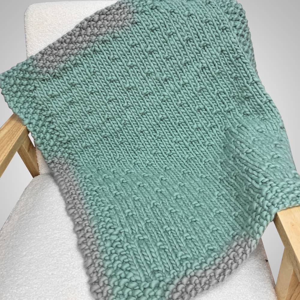 // Merino Knit Kit // Little Seedling Blanket