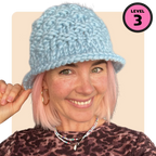 // Merino Knit Kit // Kate Moss Bucket Hat