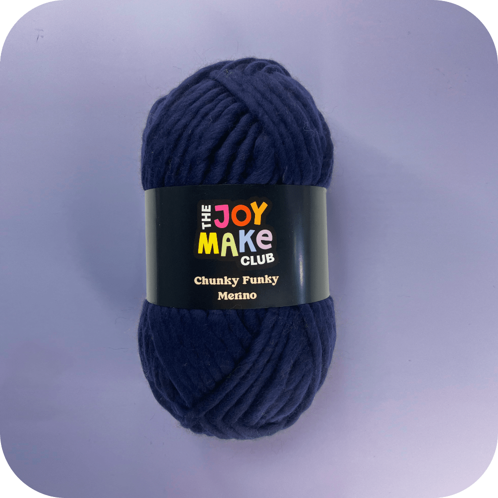 Chunky Funky Merino - All Navy Baby