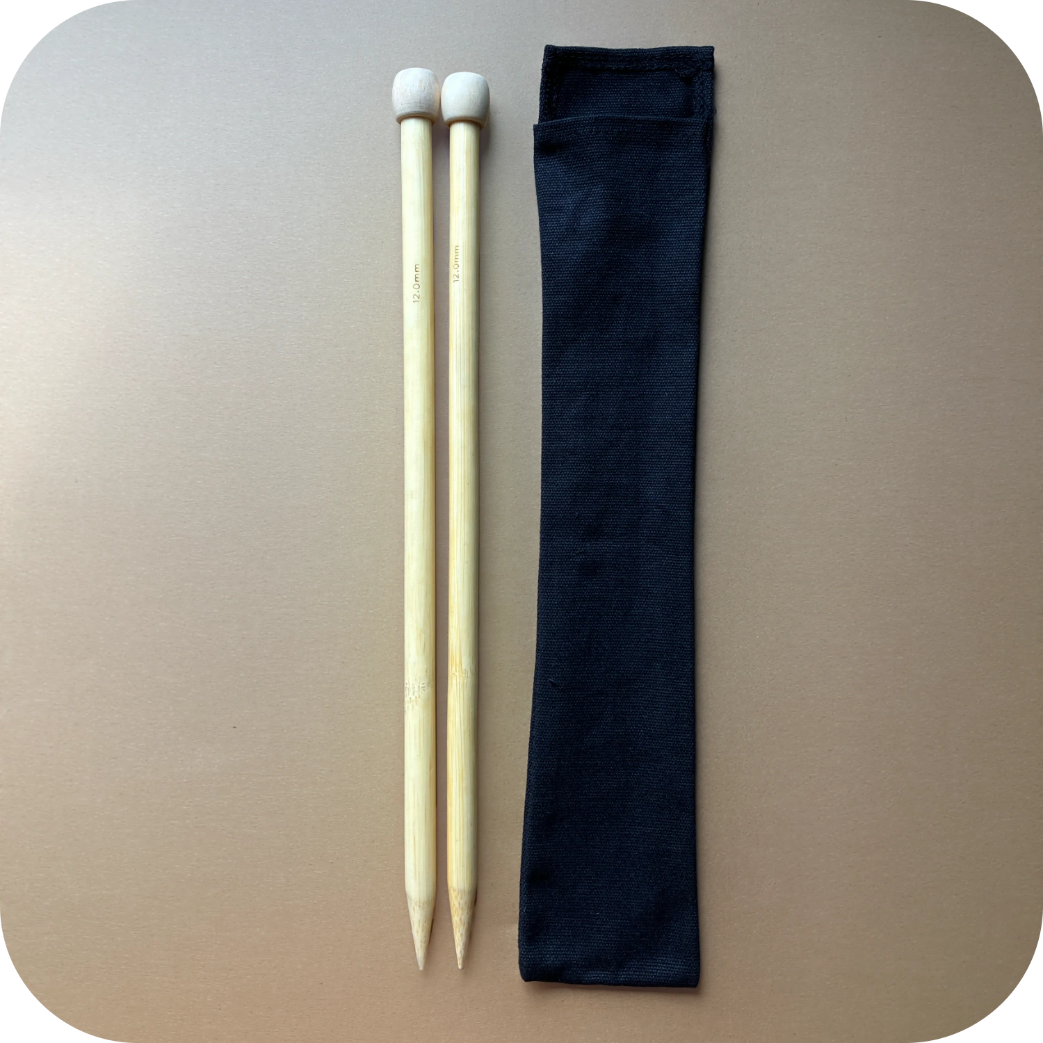 12mm Straight Needles