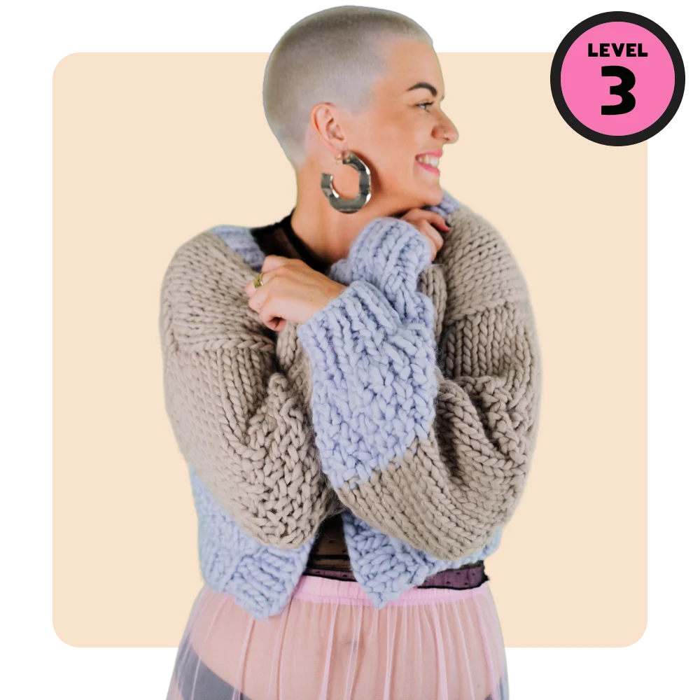 // Merino Knit Kit // Pocket Rocket Cardi