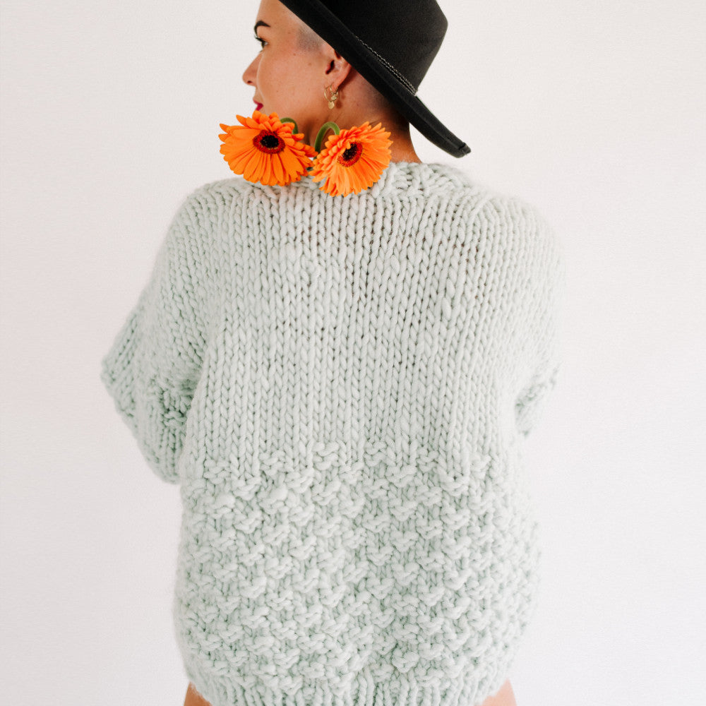 // Merino Knit Kit // Kate Moss Oversized Cardi