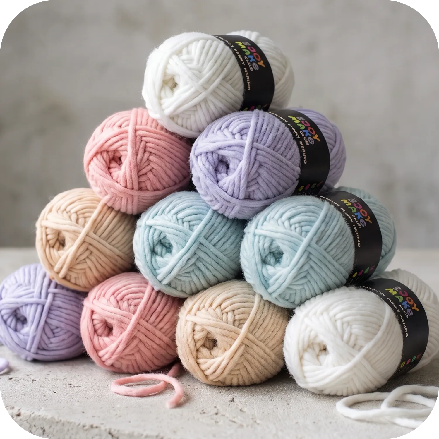 Chunky Funky Merino - Pastel Perfection 10 Ball Box