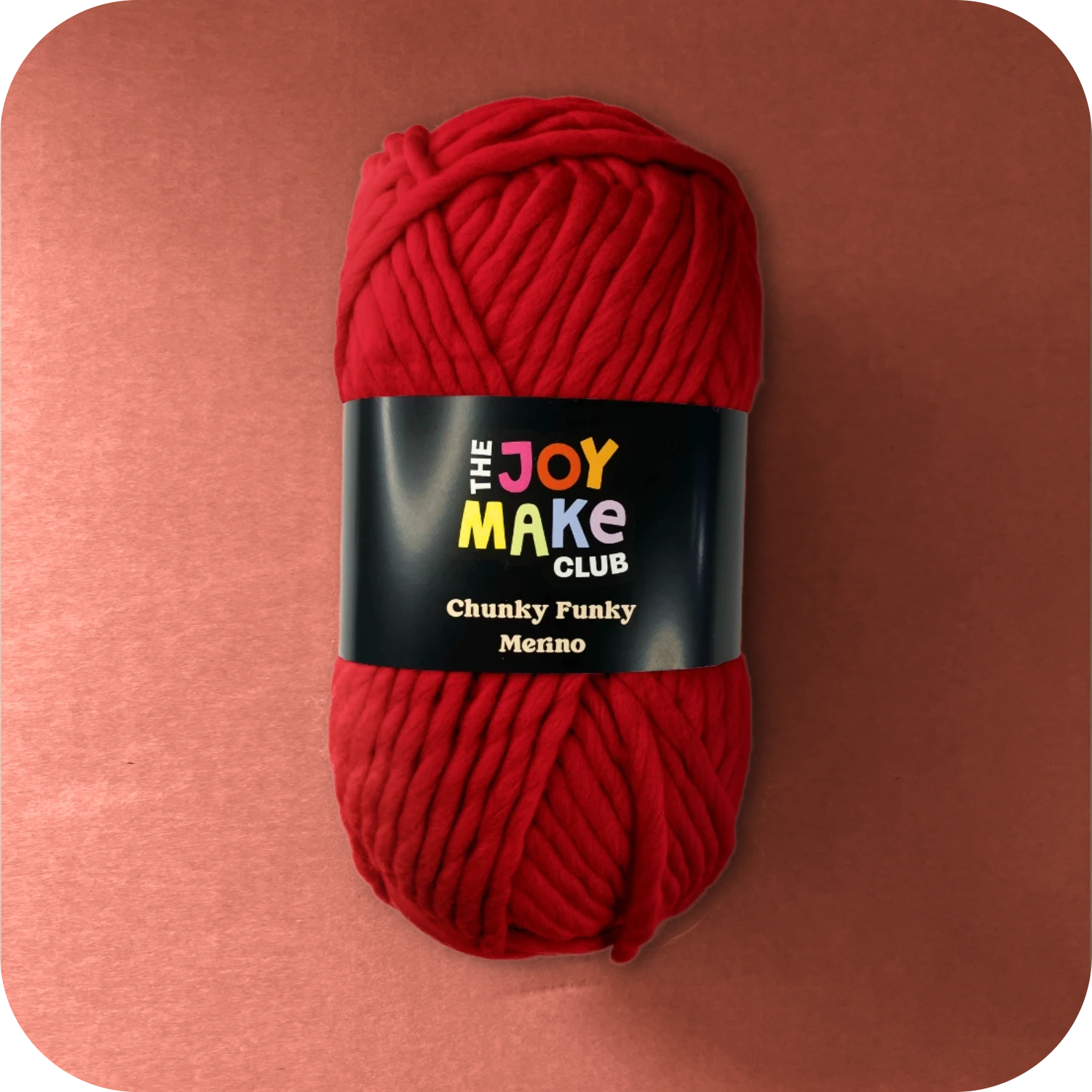 Chunky Funky Merino - Racing Car Red