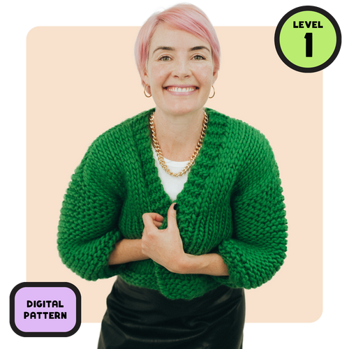 // Digital Pattern // Start Here Cardi