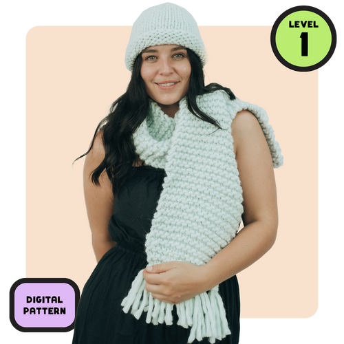 // Digital Pattern // Start Here Scarf