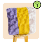 // Merino Knit Kit // Tri-colour Cushion Cover