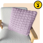 // Merino Knit Kit // Waffle Cushion Cover