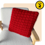 // Merino Knit Kit // Waffle Cushion Cover