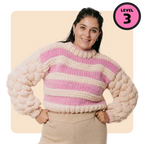// Merino Knit Kit // Blossom Bubble Jumper