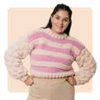 // Merino Knit Kit // Blossom Bubble Jumper