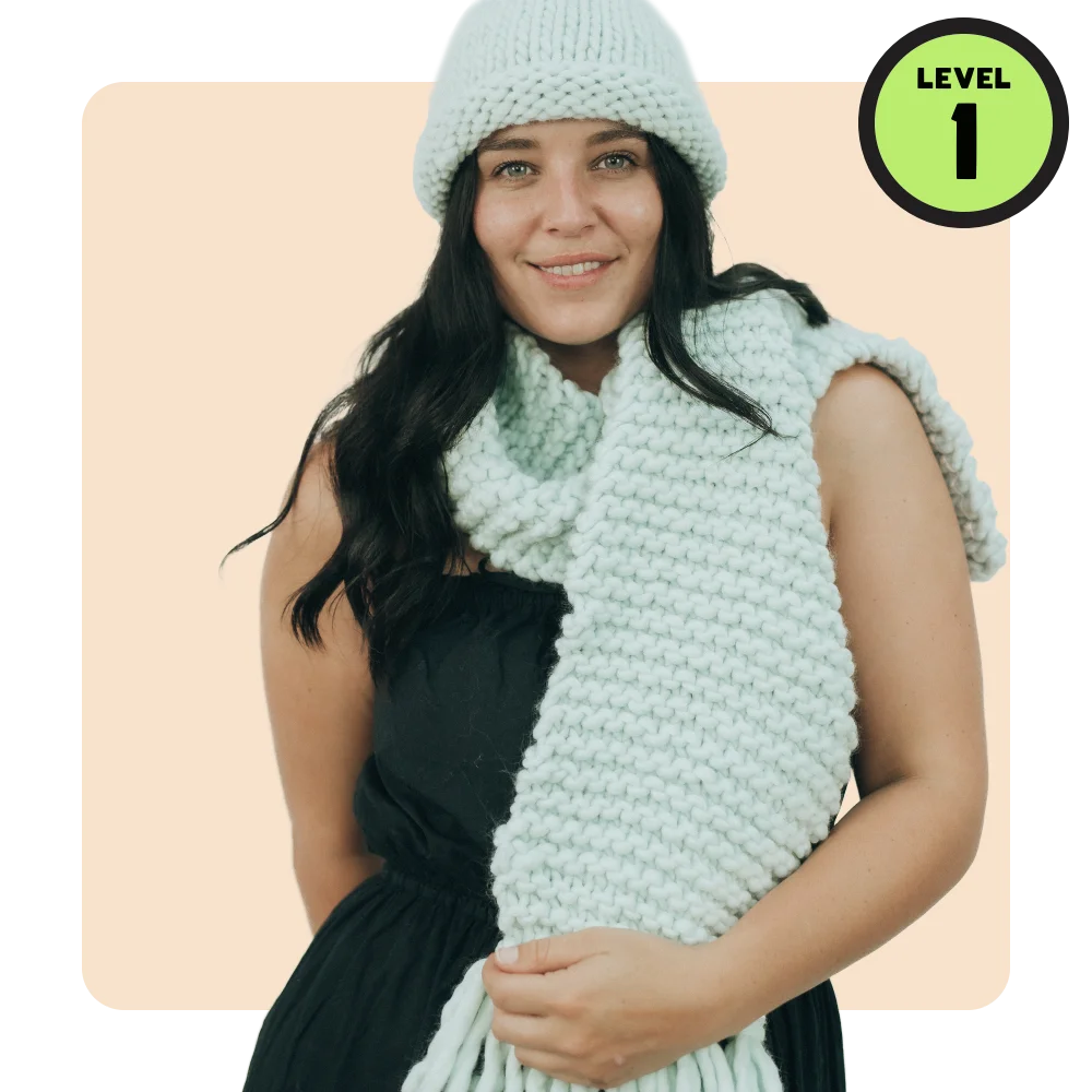 // Merino Knit Kit // START HERE Scarf