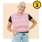 // Merino Knit Kit // Striped Vest