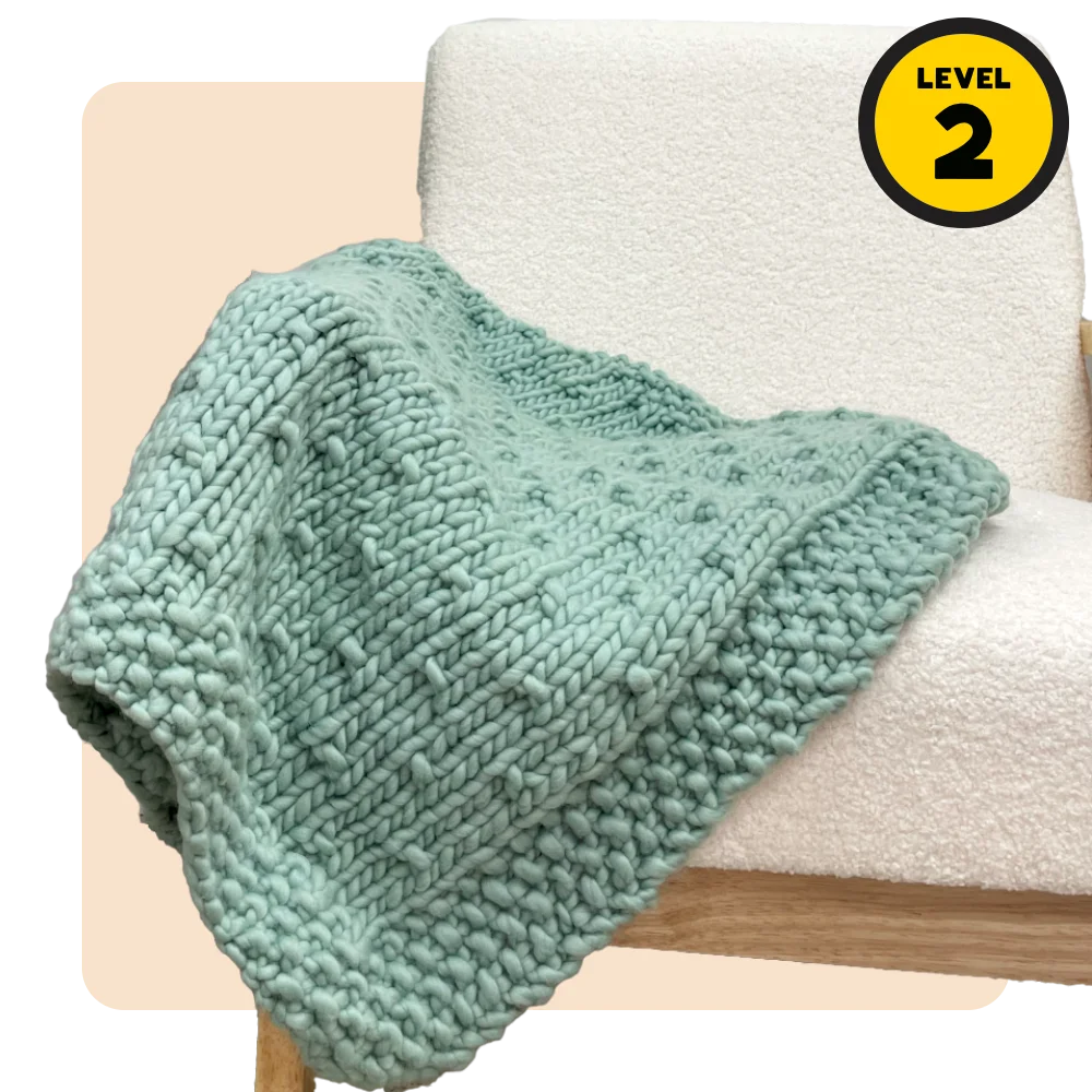 // Merino Knit Kit // Little Seedling Blanket