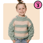 // Merino Knit Kit // Kids Blossom Bubble Jumper