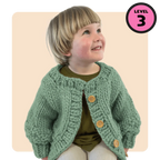 // Merino Knit Kit // Kids Kate Moss Cardi