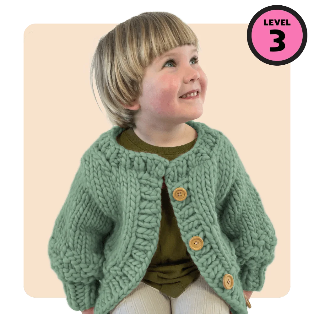 // Merino Knit Kit // Kids Kate Moss Cardi