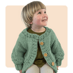 // Merino Knit Kit // Kids Kate Moss Cardi