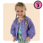 // Merino Knit Kit // Kids Kate Moss Cardi