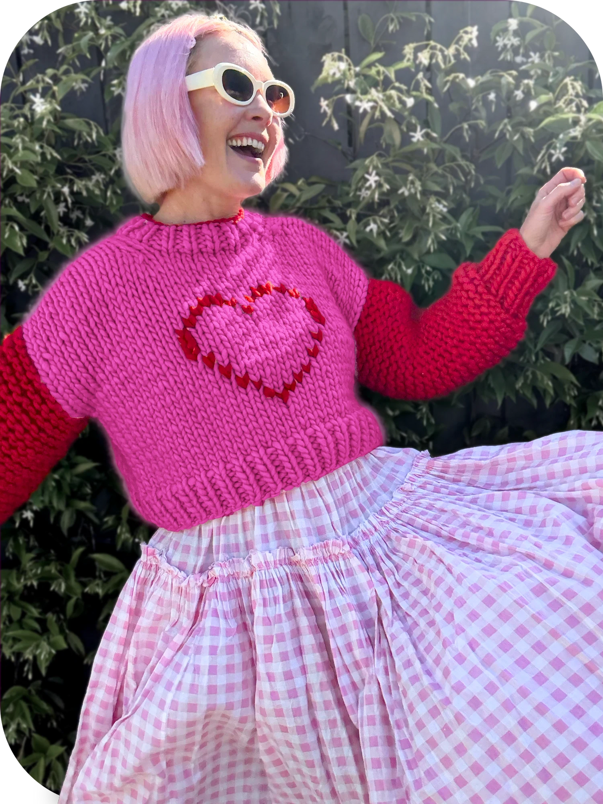 // LIMITED EDITION Merino Knit Kit // Cupid&#39;s Kiss Jumper