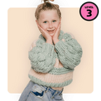 // Merino Knit Kit // Kids Blossom Bubble Jumper
