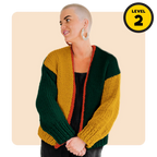 // Merino Knit Kit // Colour Block Cardi