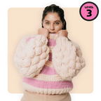 // Merino Knit Kit // Blossom Bubble Jumper