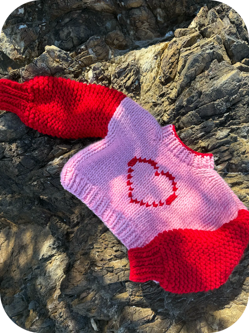 // LIMITED EDITION Merino Knit Kit // Cupid's Kiss Jumper