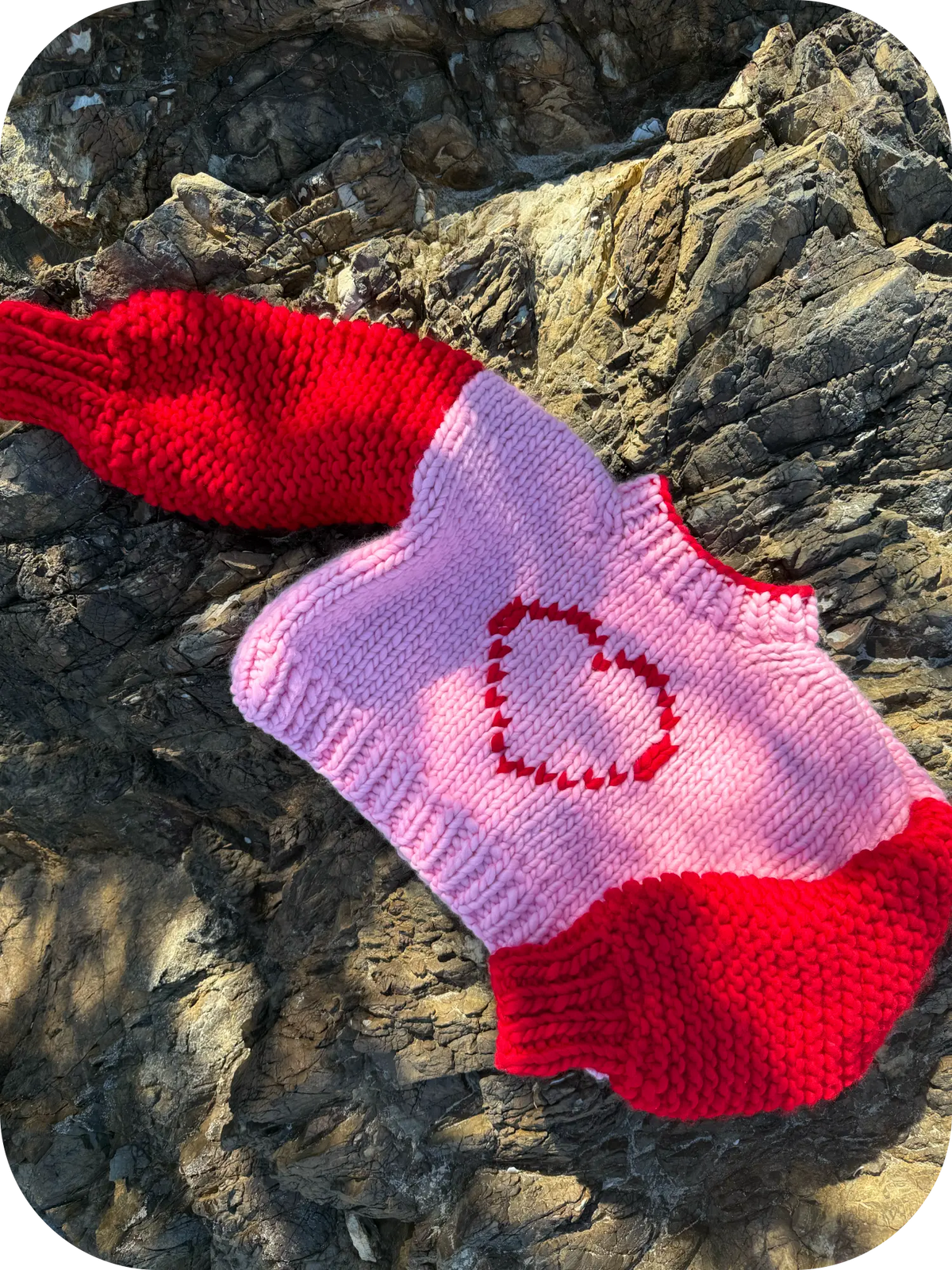 // LIMITED EDITION Merino Knit Kit // Cupid&#39;s Kiss Jumper