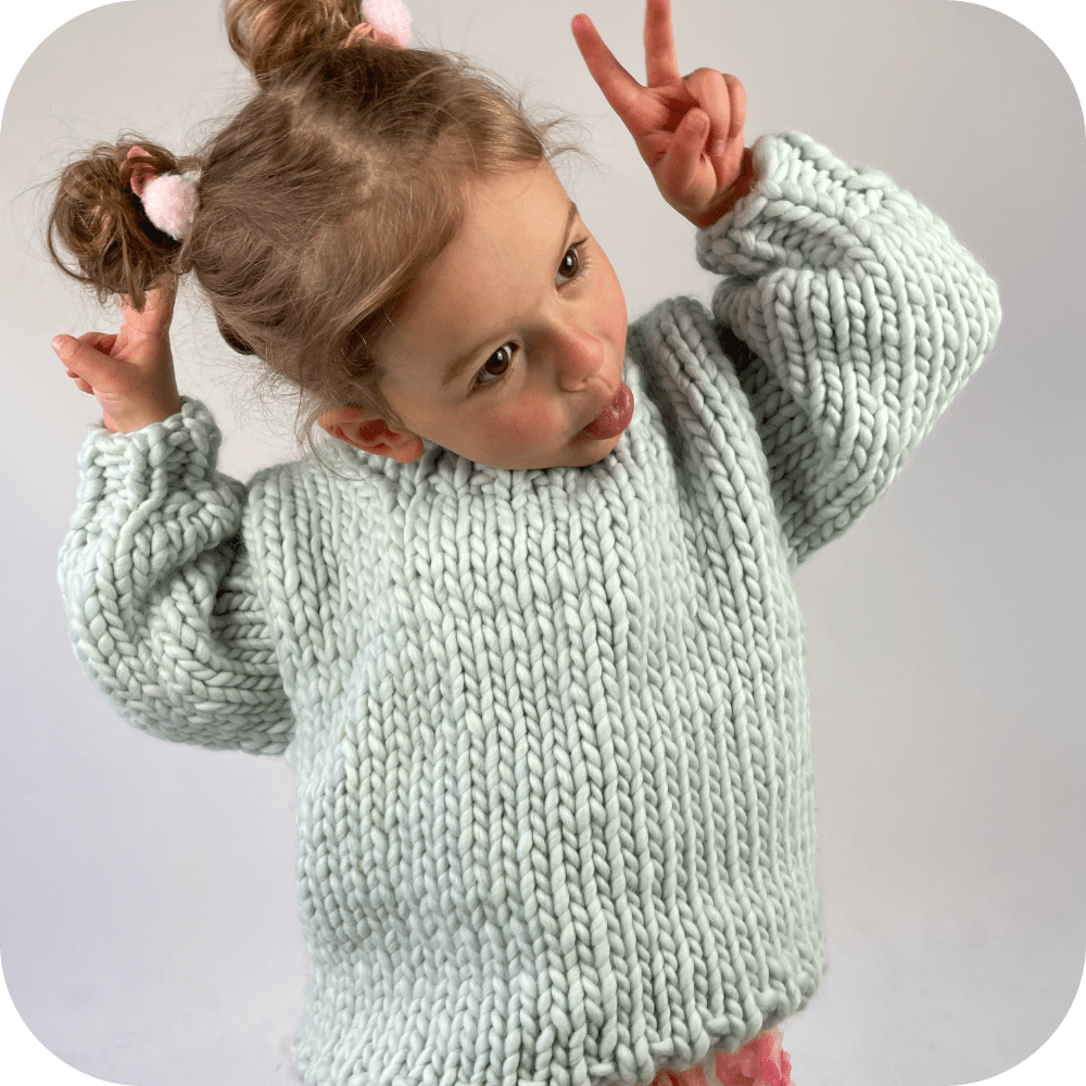 // Merino Knit Kit // Kids Aero-'Plain' Jumper