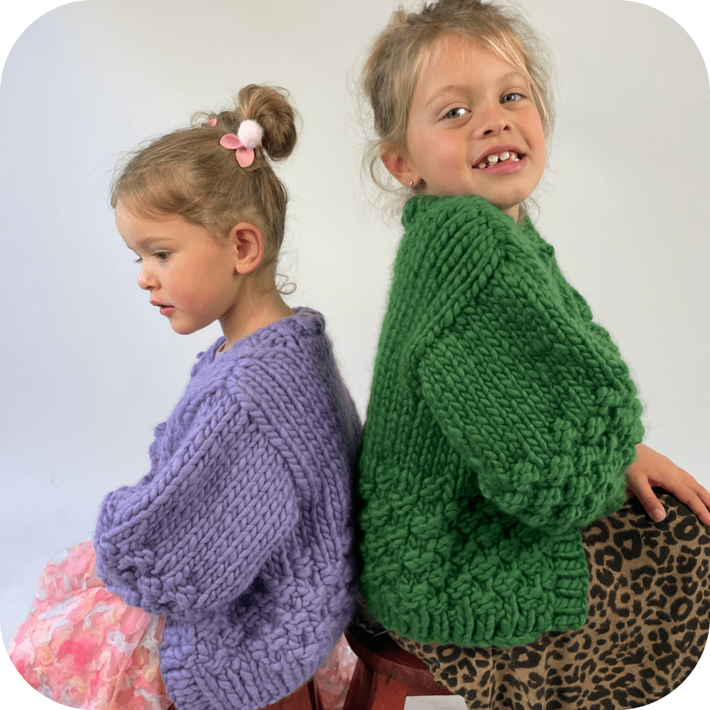 // Merino Knit Kit // Kids Kate Moss Cardi