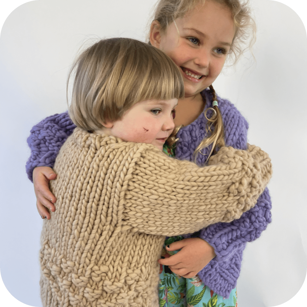 // Merino Knit Kit // Kids Kate Moss Cardi