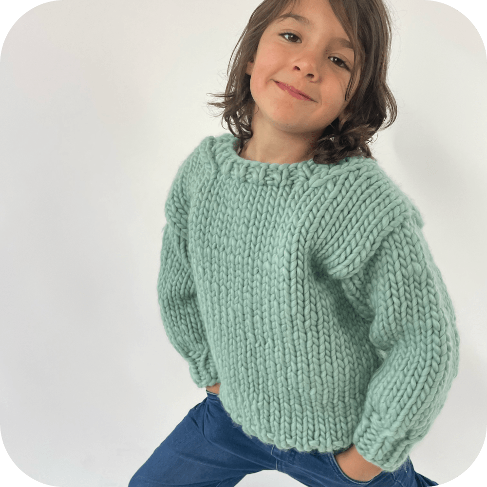 // Merino Knit Kit // Kids Aero-'Plain' Jumper