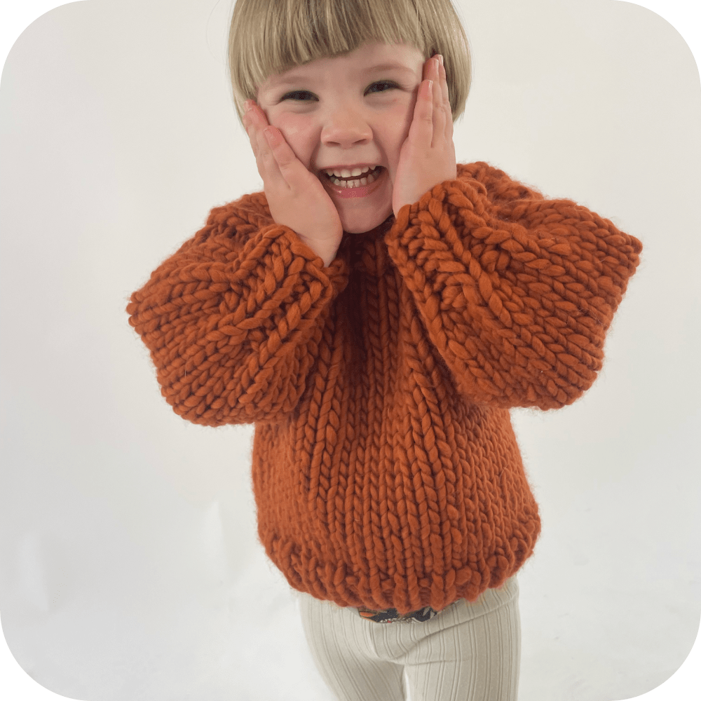 // Merino Knit Kit // Kids Aero-'Plain' Jumper