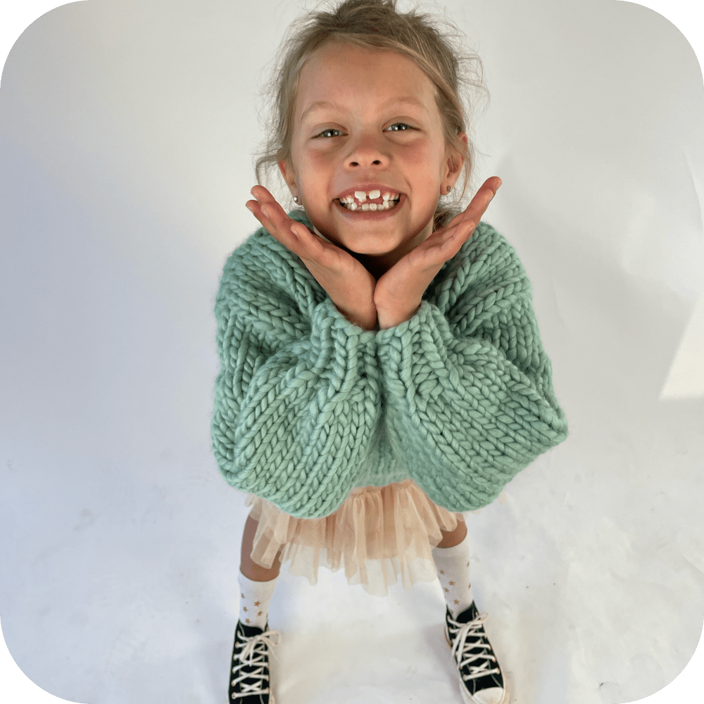 // Merino Knit Kit // Kids Aero-'Plain' Jumper