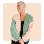// Merino Knit Kit // Colour Block Cardi