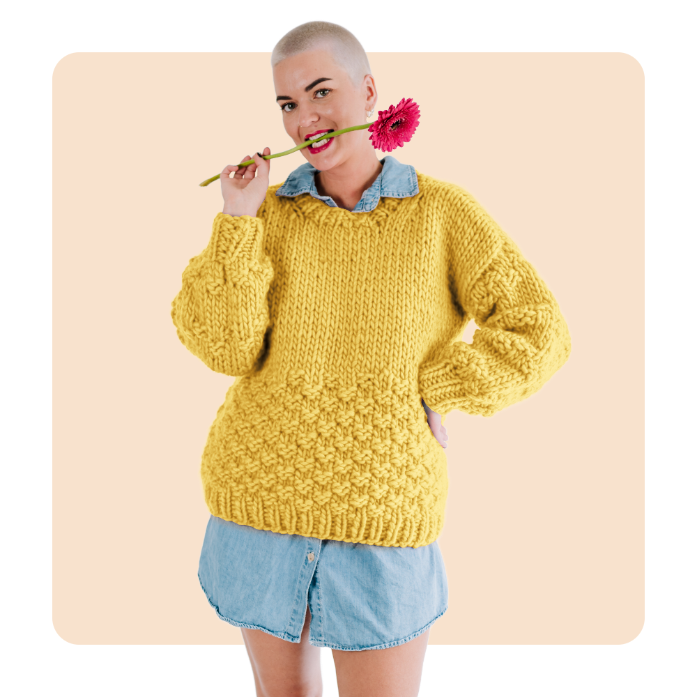 // Knit Kit // - Kate Moss Oversized Sweater